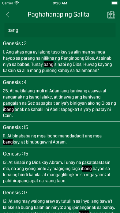 Filipino Bible (Ang Biblia) Screenshot