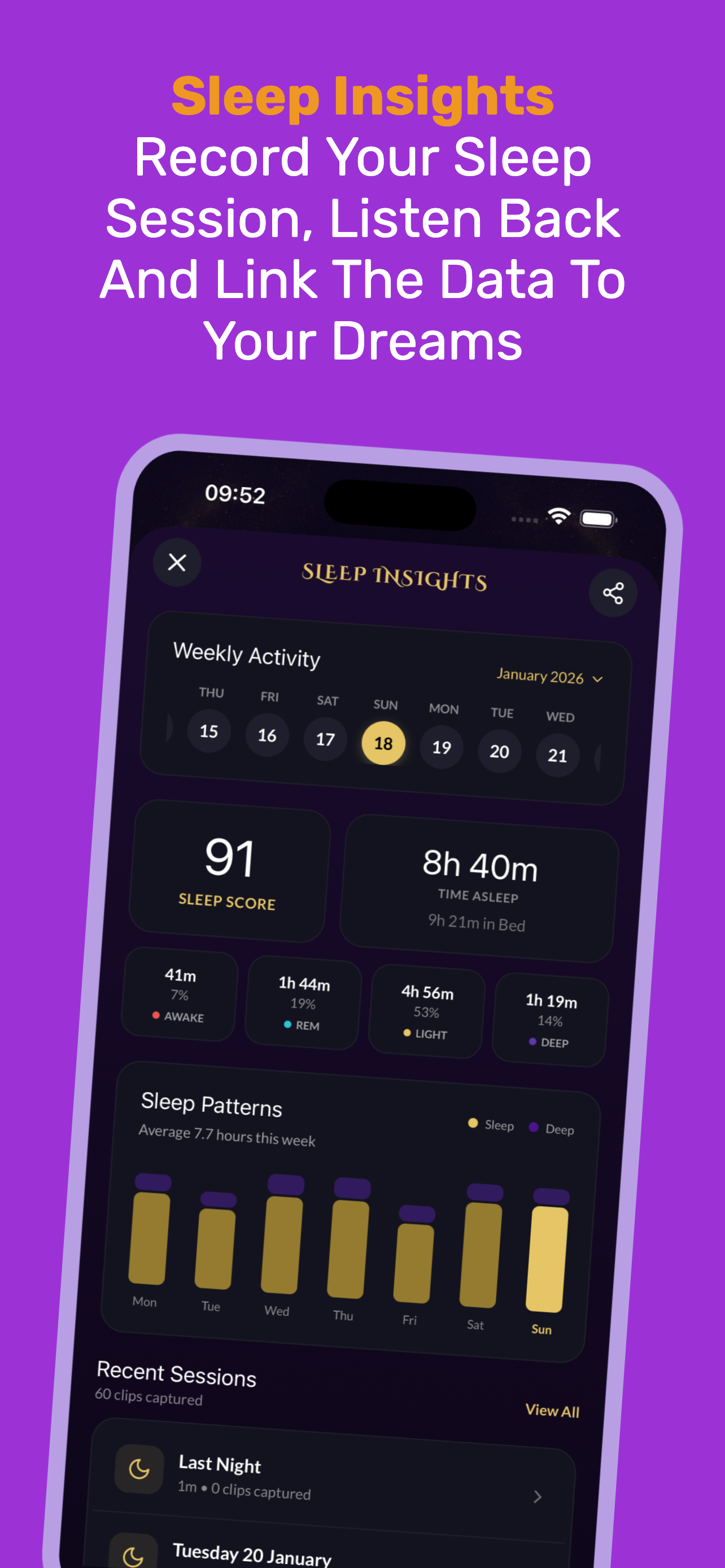 Dream Weaver: AI Sleep Journal