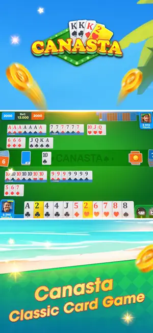 Canasta ZingPlay: Cards screenshot 1