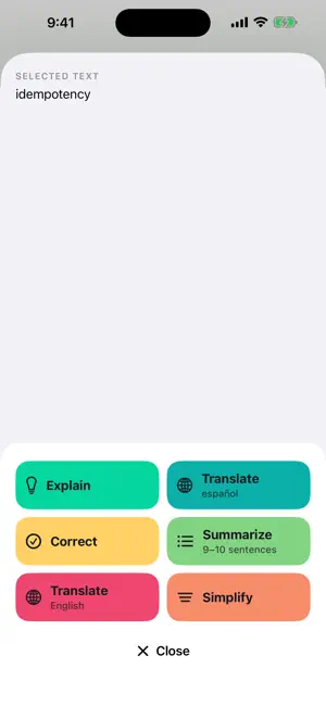 Craftify: BYOK AI shortcuts screenshot 2