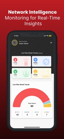 FiberLive iPhone screenshot