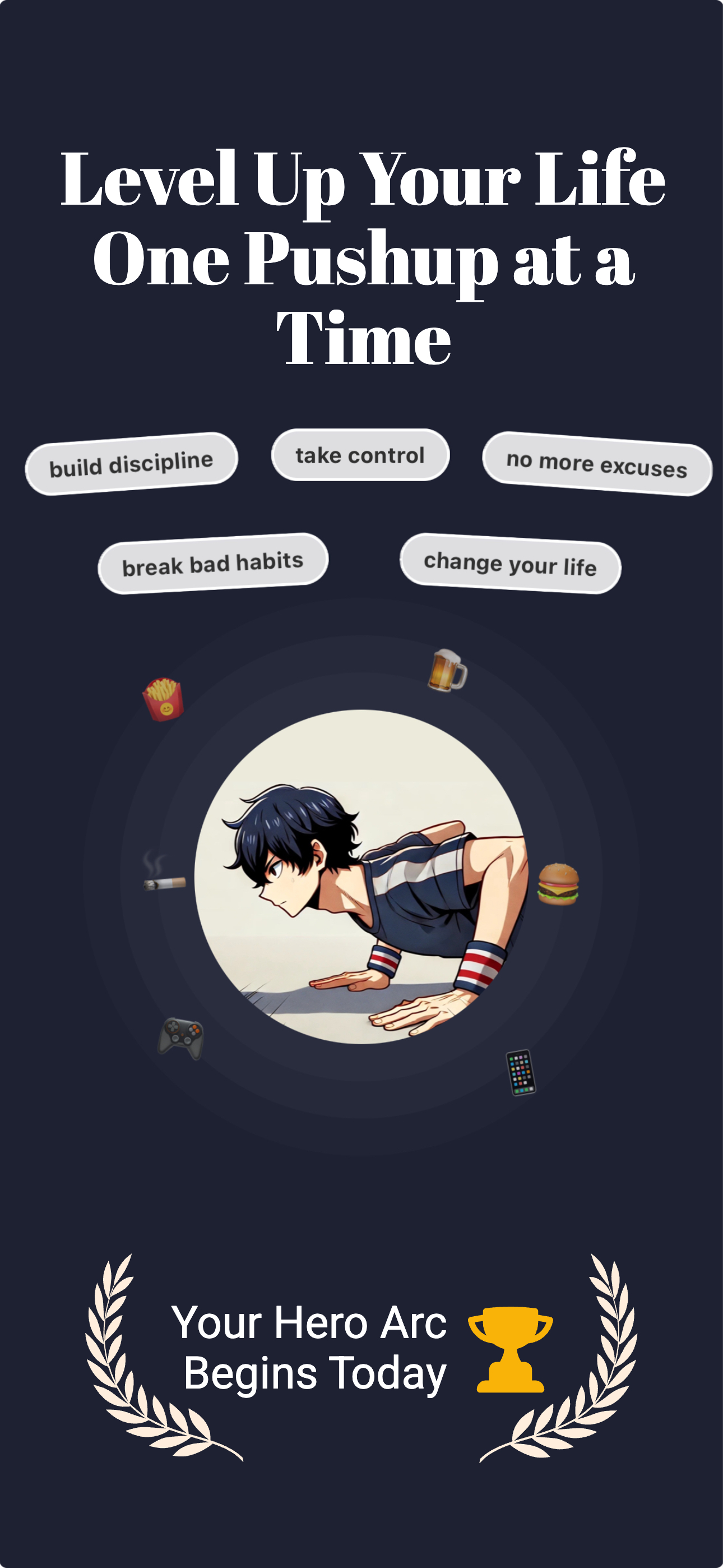 Pushup Debt - Track Bad Habits screenshot 5