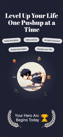 Pushup Debt - Track Bad Habits Screenshot 5 of 5