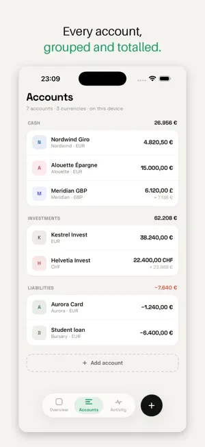 Sedge: Net Worth Tracker screenshot 4