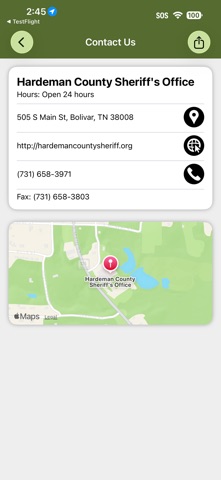 Hardeman County Sheriff TN Screenshot 2 of 3