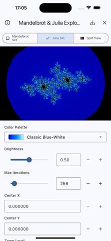 Mandelbrot & Julia Explorer Screenshot 4 of 5