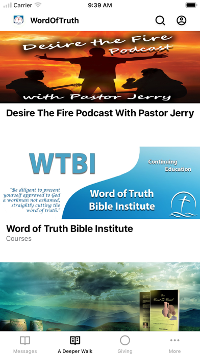 Word Of Truth Christian Church Screenshot