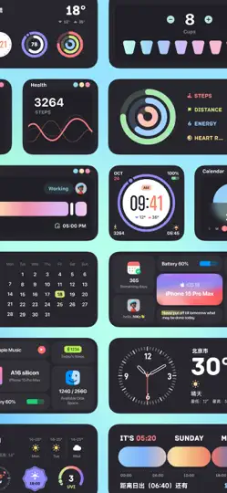 Capture d'écran de Koco Widgets - Lanceur D’apps sur iPhone 4