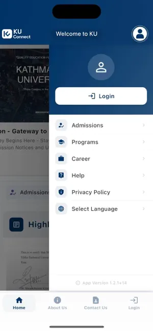 KU Connect: Kathmandu Univ. screenshot 1