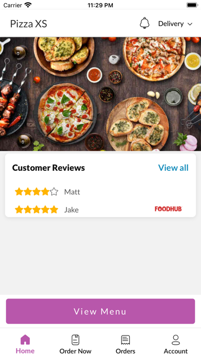 Pizza XS. Screenshot