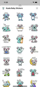 Koala Baby Stickers screenshot #3 for iPhone