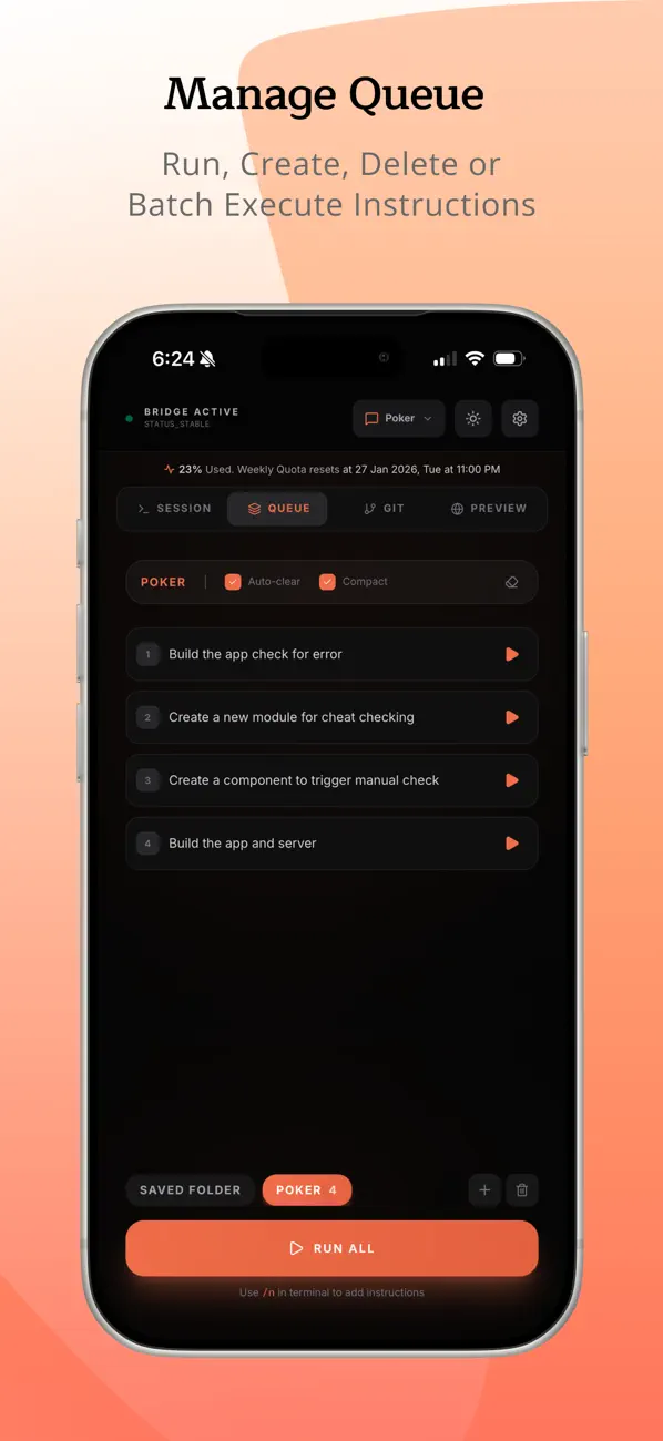#3. Qew - Queue. Code. Anytime. (iOS) Bởi: Swish US