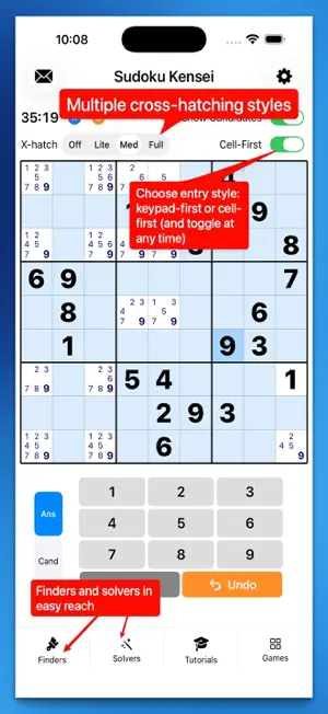 Sudoku Kensei screenshot 3