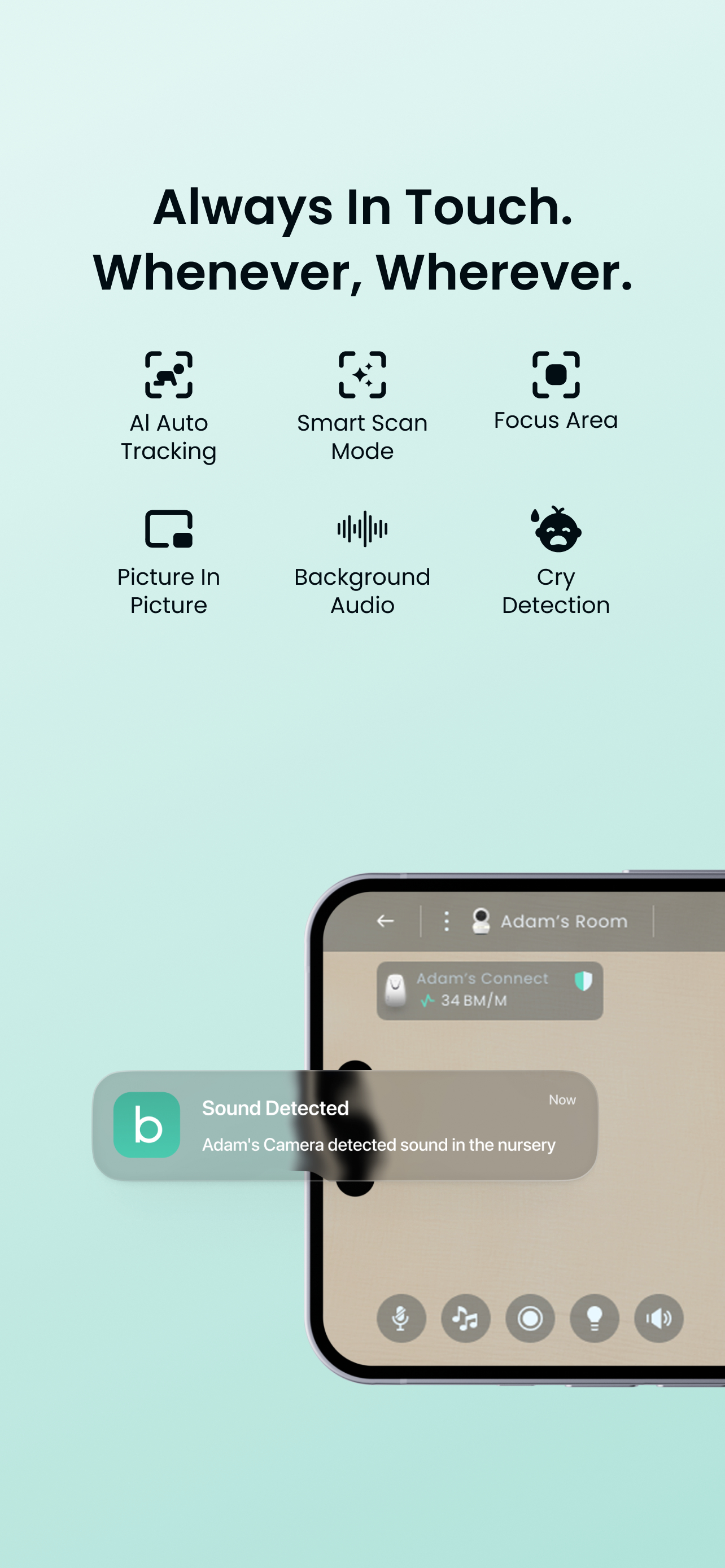 Babysense: Baby Monitor Camera screenshot 4