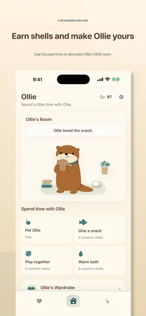 Ollie Timer: Cozy Focus Timer screenshot 3