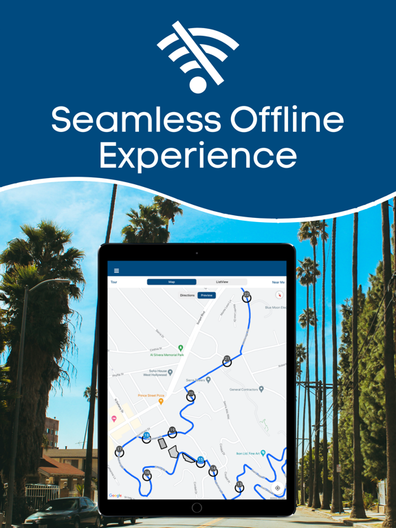 Hollywood & Star Homes Tour iPad screenshot 6 - Travel app