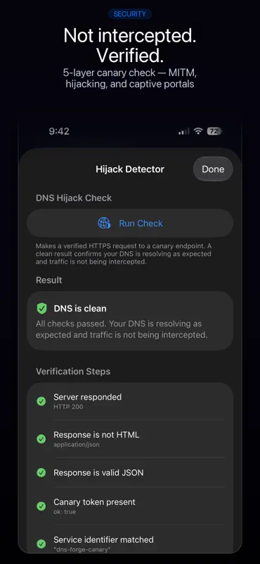 DNS Forge: Private & Secure screenshot 6 of 8