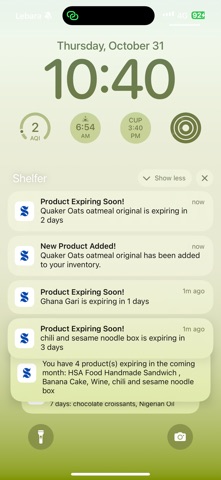 Shelfer screenshot