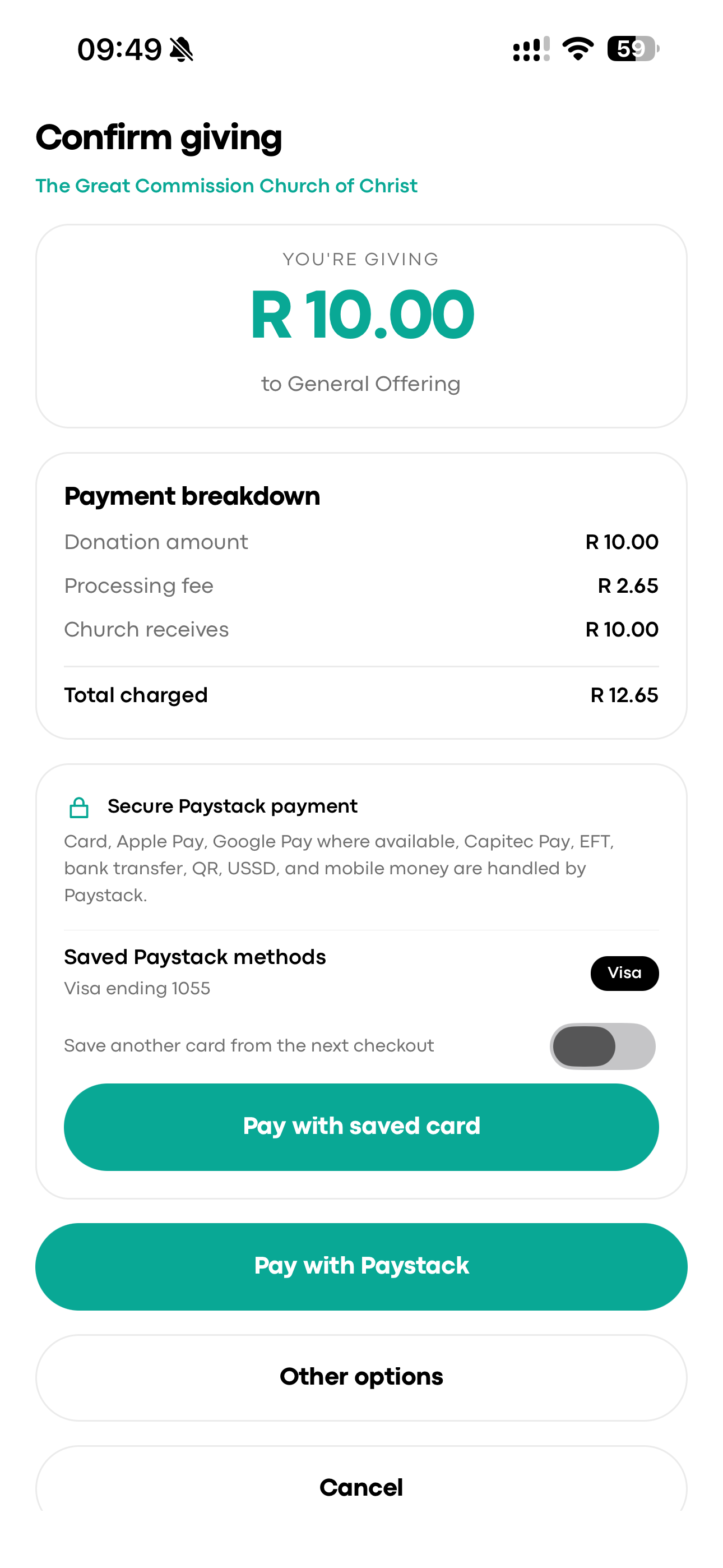 ChurPay screenshot 6