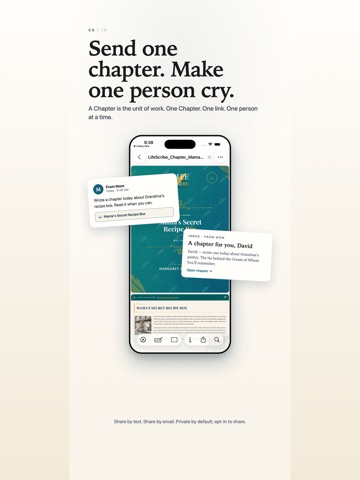 LifeScribe AI iPad screenshot