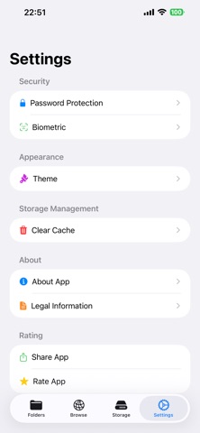 Privacy Vault - Photo & Video iPhone screenshot