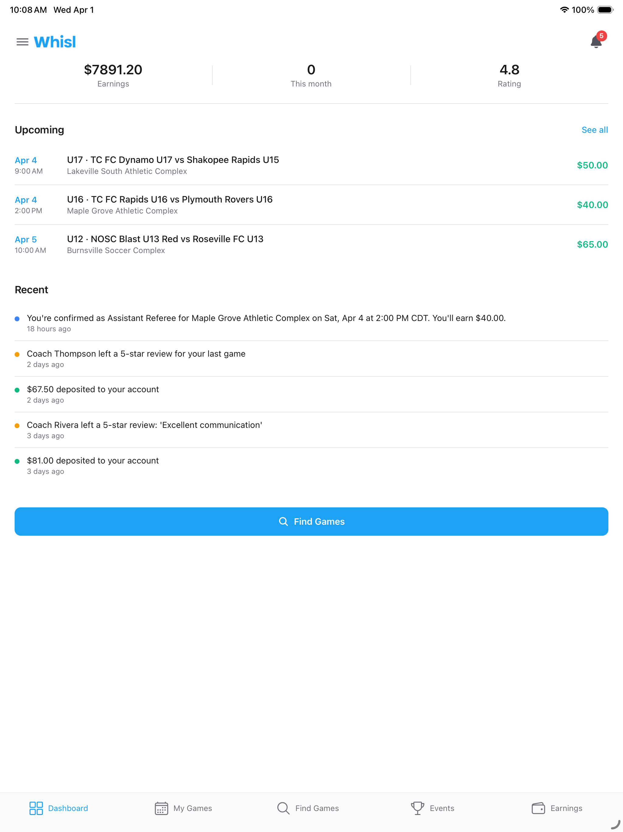 Whisl App