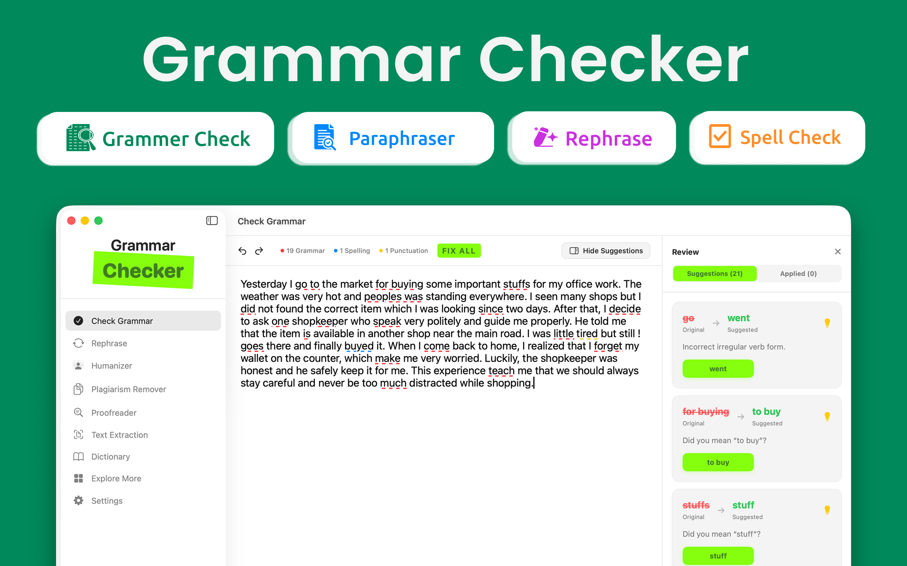 Grammar Checker & Rephrase screenshot 11