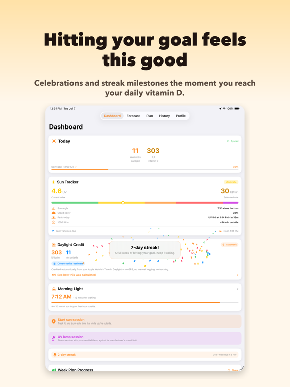 Screenshot #4 pour SolGlow: Vitamin D Tracker