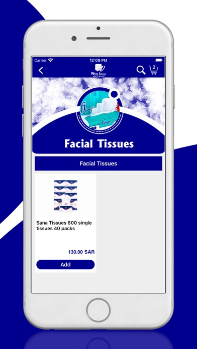 White Tissue Store Screenshot