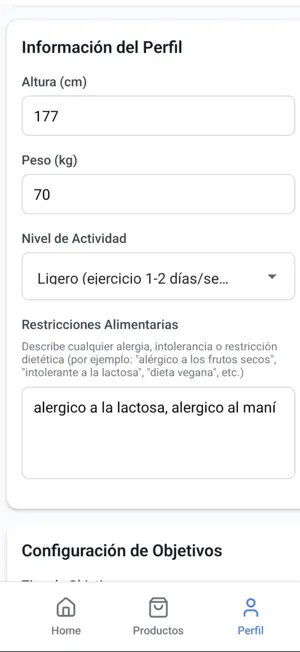 Nutrifito screenshot 4