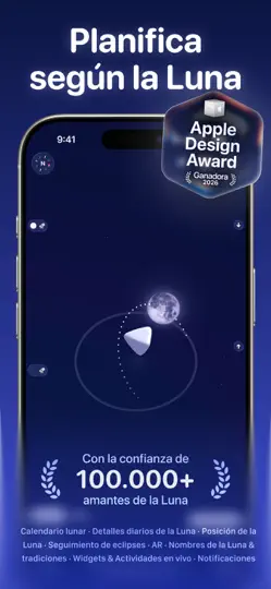 Captura de pantalla de Moonlitt: Fases De La Luna en iPhone 2
