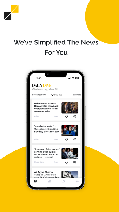 Daily Dive: News in 60 Words Screenshot