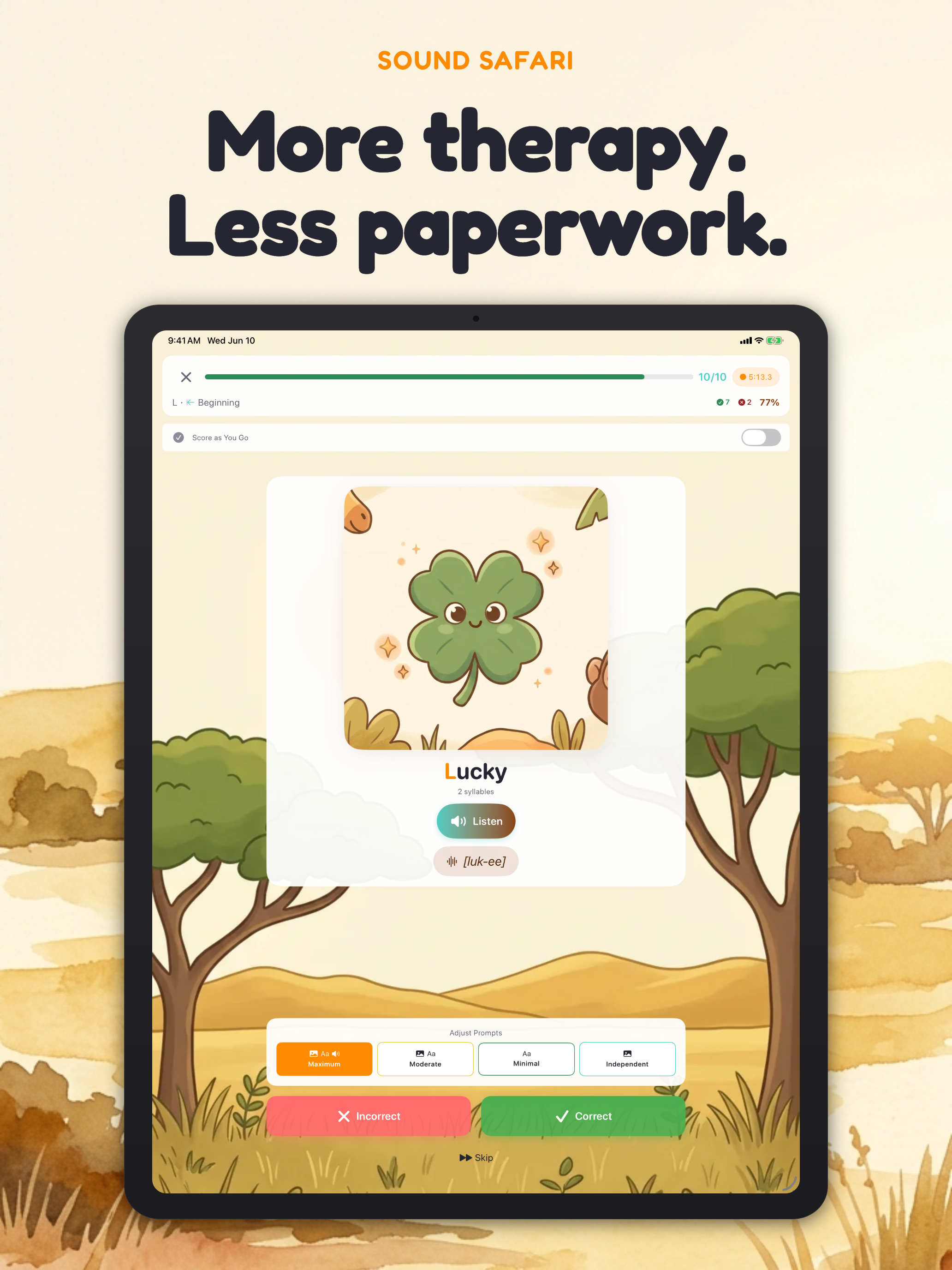 Sound Safari: Speech Therapy screenshot 11
