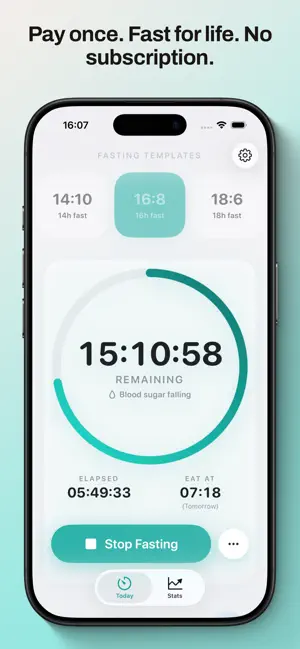 Intermittent Fasting - Fasted screenshot 1
