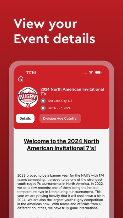 North American Invitational 7s Screenshot