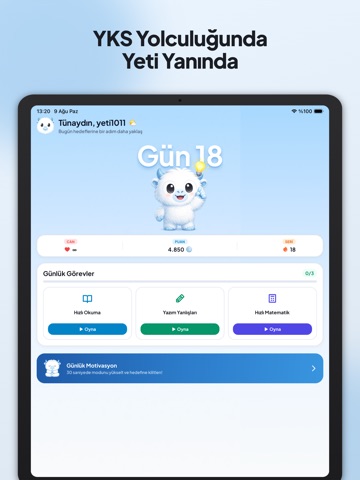 Yeti YKS: TYT & AYT Hazırlık iPad screenshot