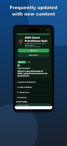 AWS Cloud Practitioner Quiz screenshot