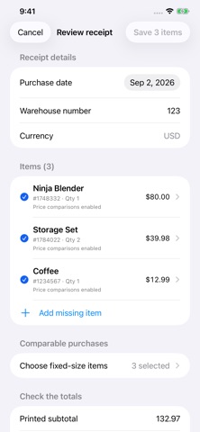 PriceBack screenshot