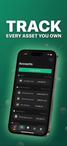 Commas: Net Worth Tracker Screenshot 2 of 7