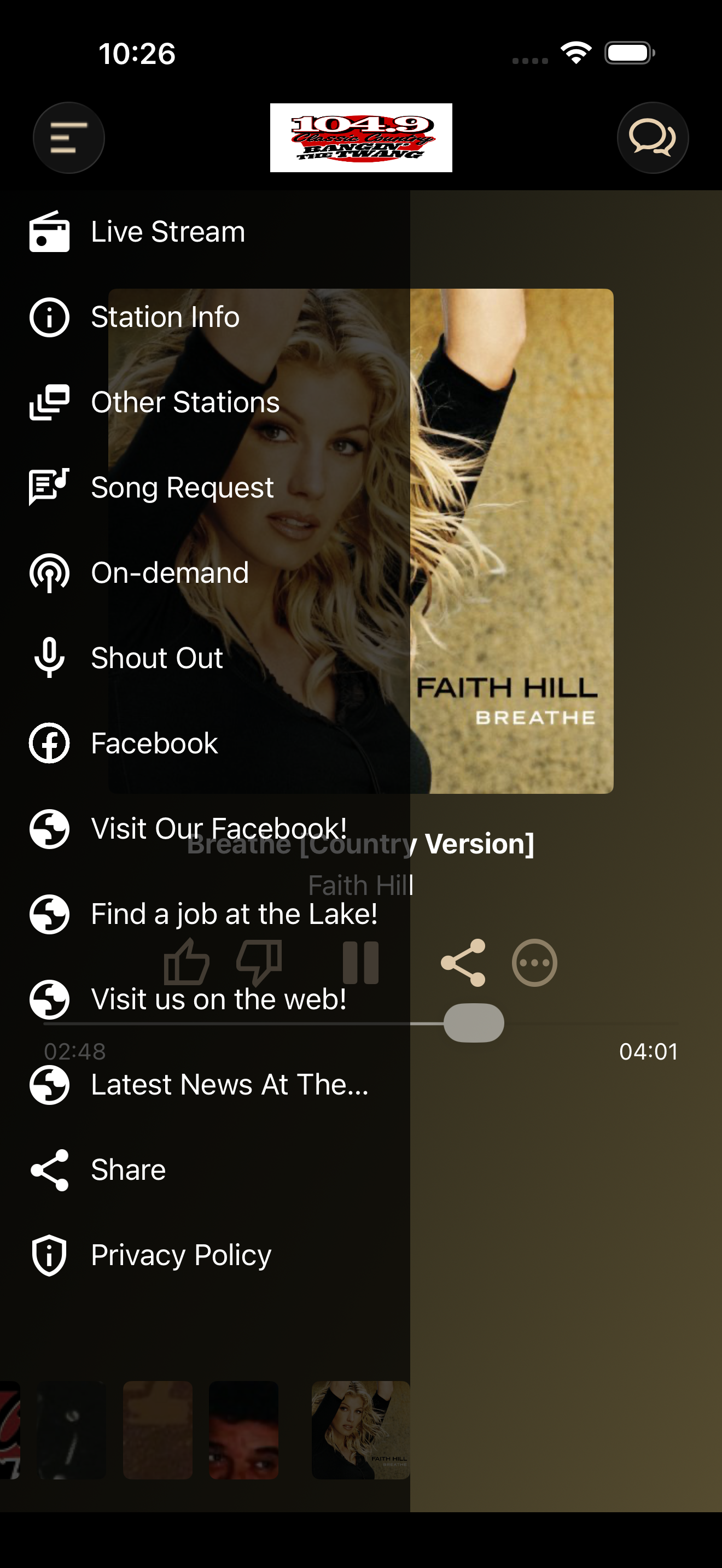 Classic Country 104.9 screenshot 4