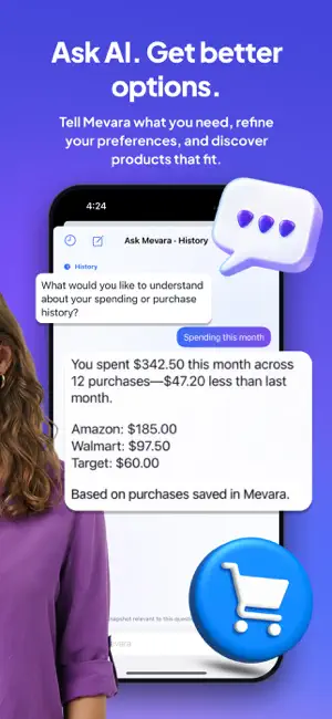 Mevara: AI Shopping Assistant screenshot 3