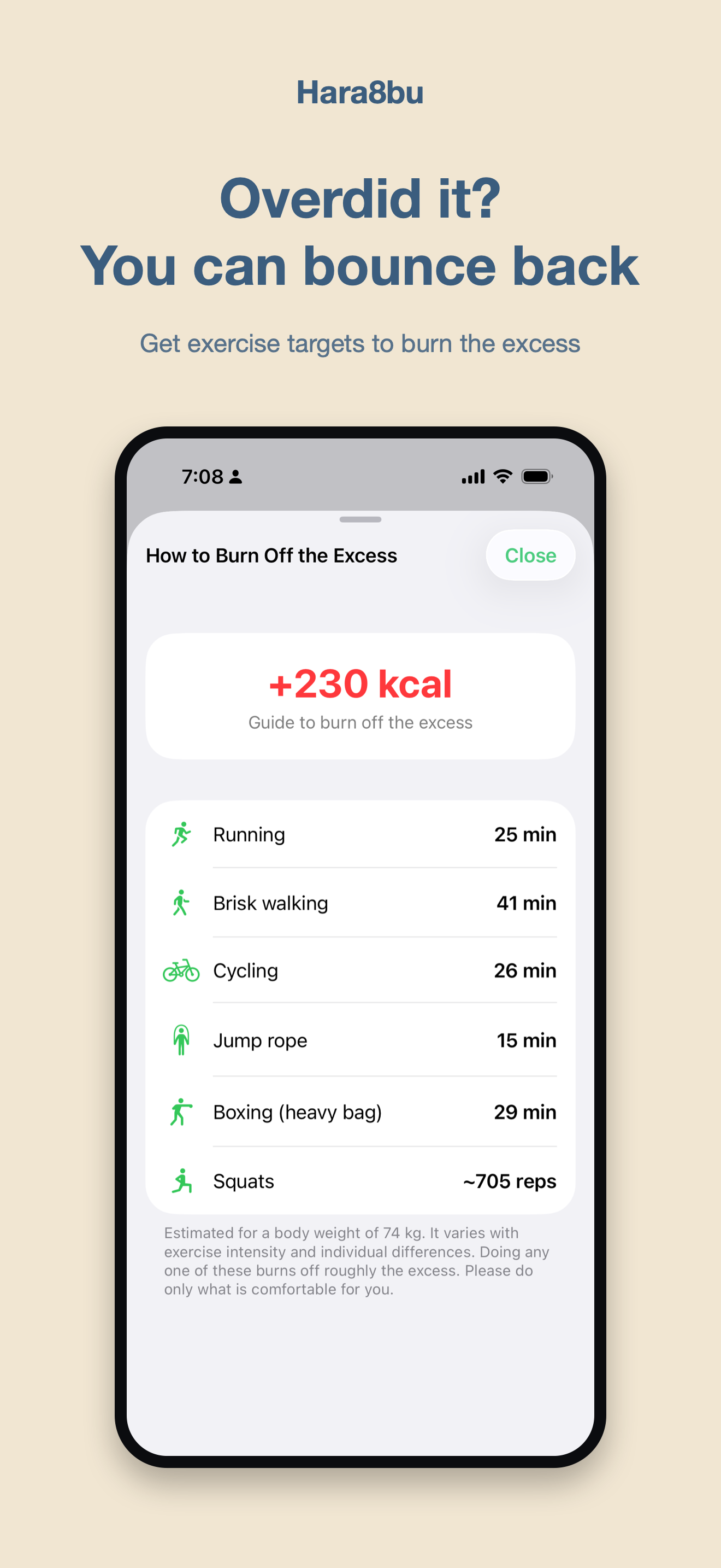 Hara8bu: AI Calorie Counter screenshot 6