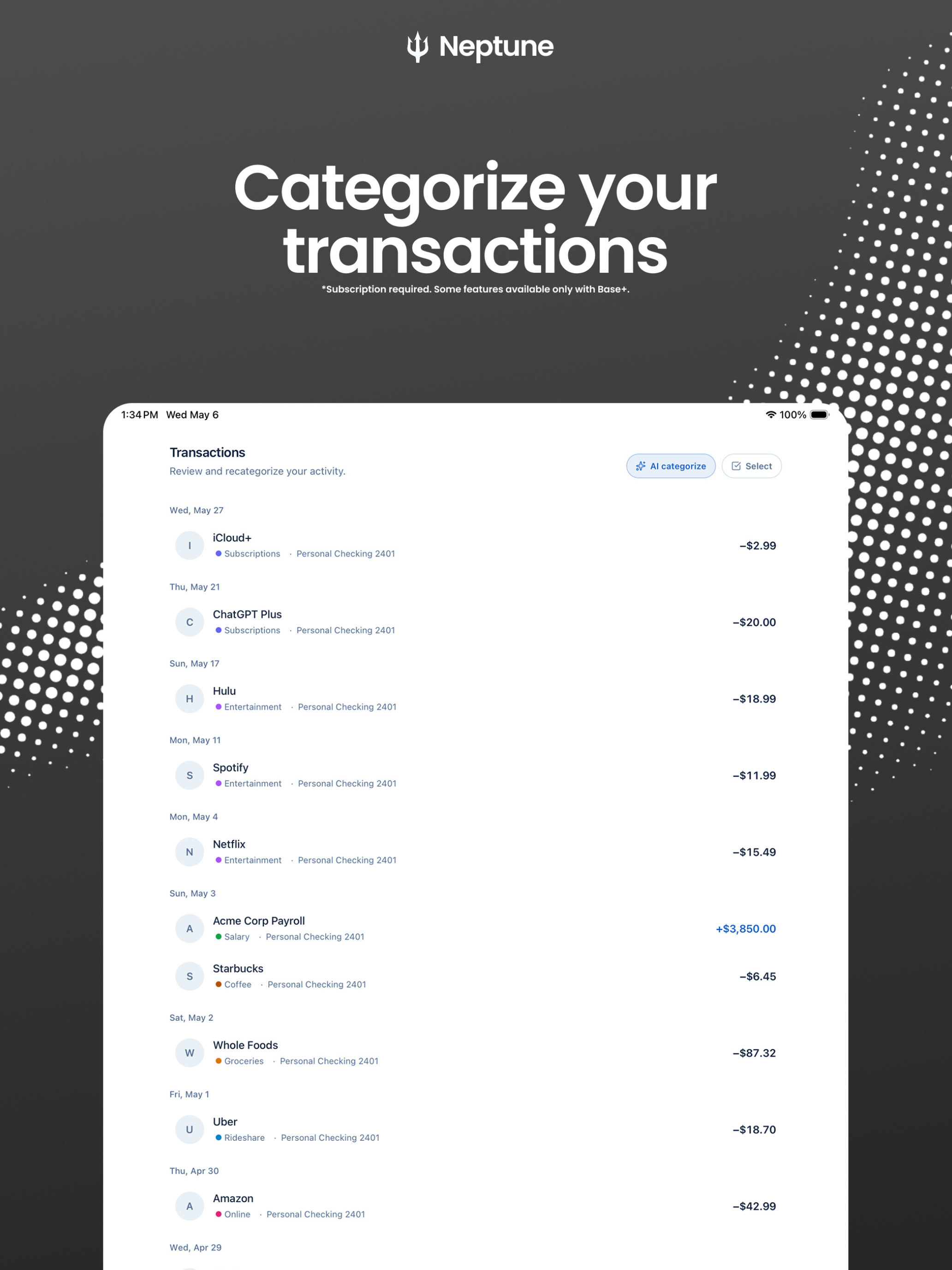 Neptune: Budgeting & Finance screenshot 9