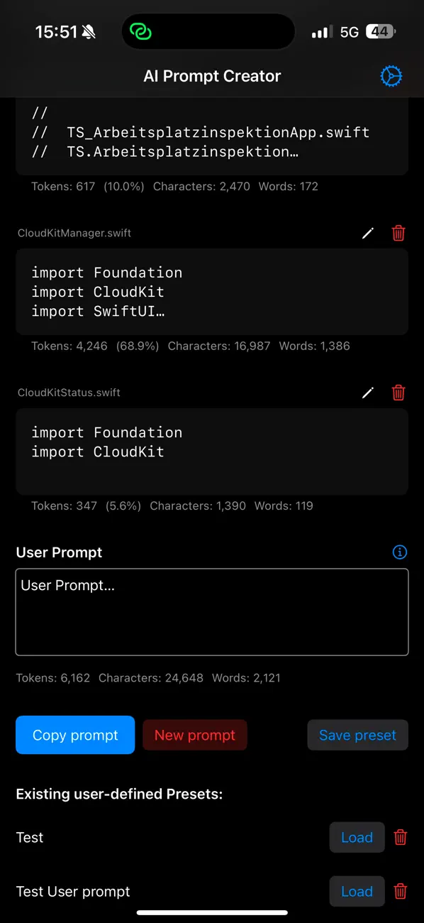#5. AI Prompt Developer (iOS) Ved: Manuel Streit