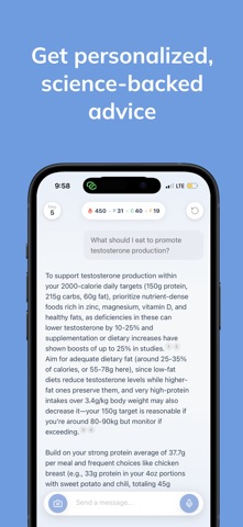 FitnessGPT: AI Nutrition Coach iPhone screenshot