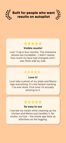 Momo - Calorie & Macro Tracker Screenshot 9 of 9