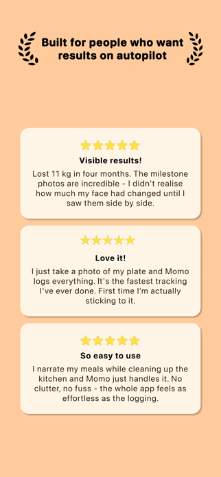 Momo - Calorie & Macro Tracker Screenshot 9 of 9