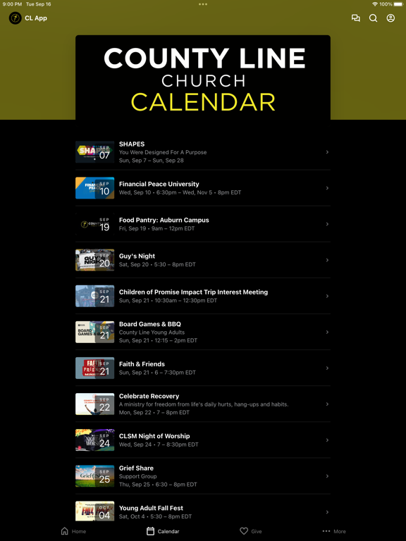 Screenshot #5 pour County Line Church App