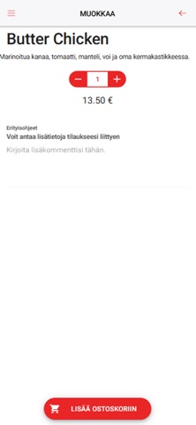 Ravintola Curry Time screenshot