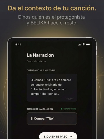 Belika: Corridos & Regional IA iPad screenshot 2
